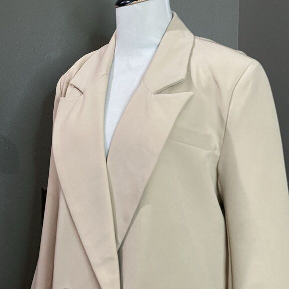 PLT Stone Double Breasted Oversized Boxy Fit Blazer NEW - Picture 2 of 9
